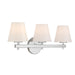 Crystorama - COL-203-CH - Three Light Bath - Colton - Polished Chrome