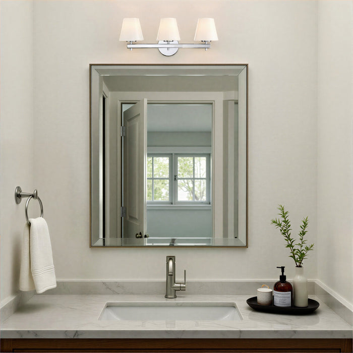 Crystorama - COL-203-CH - Three Light Bath - Colton - Polished Chrome