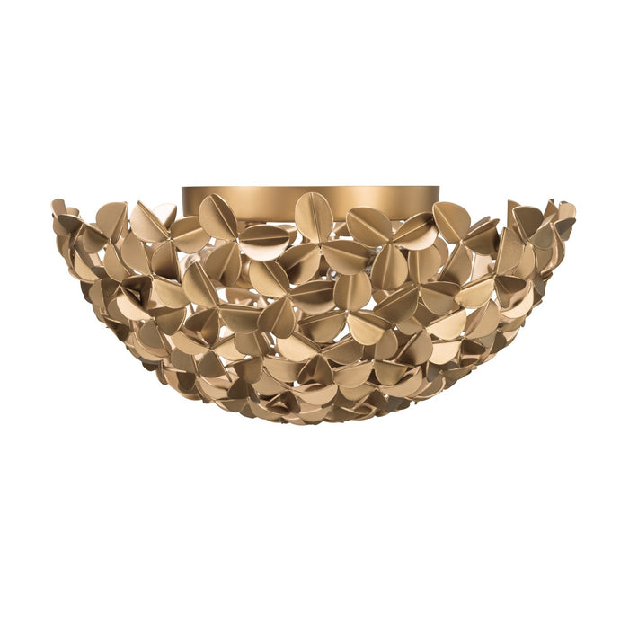 Crystorama - COR-7100-SG - Three Light Flush Mount - Cora - Soft Gold