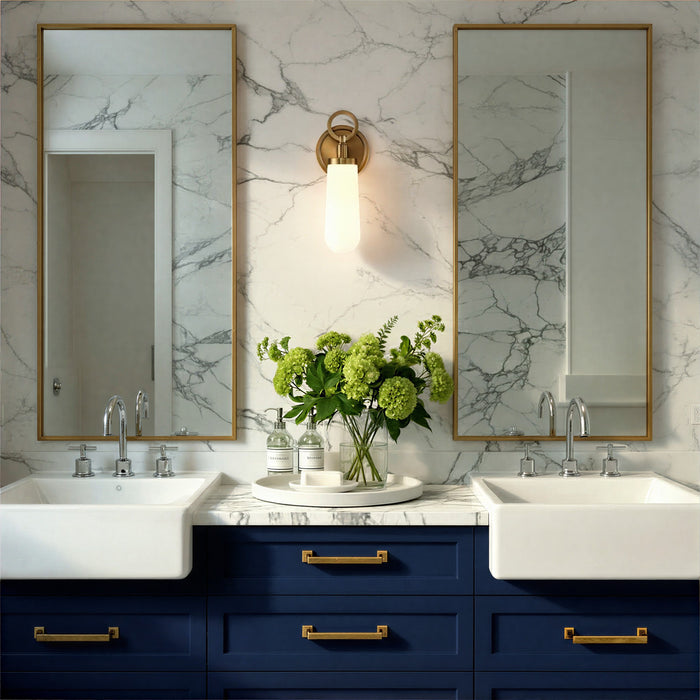 Crystorama - CVN-731-VG - LED Wall Sconce - Calvin - Vibrant Gold