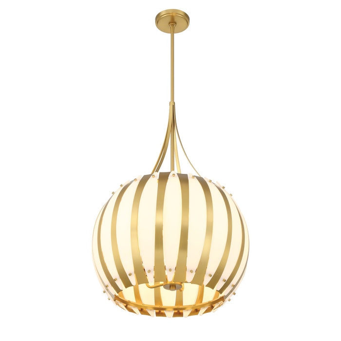 Crystorama - DRA-8003-LG - Five Light Chandelier - Daria - Luxe Gold