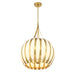 Crystorama - DRA-8003-LG - Five Light Chandelier - Daria - Luxe Gold