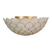 Crystorama - DRB-7000-SG - Three Light Semi Flush Mount - Darby - Soft Gold
