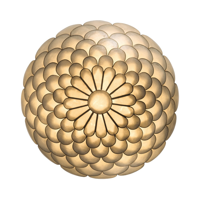 Crystorama - DRB-7000-SG - Three Light Semi Flush Mount - Darby - Soft Gold