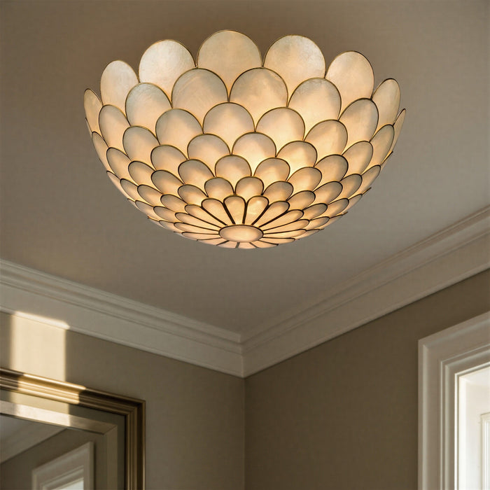 Crystorama - DRB-7000-SG - Three Light Semi Flush Mount - Darby - Soft Gold