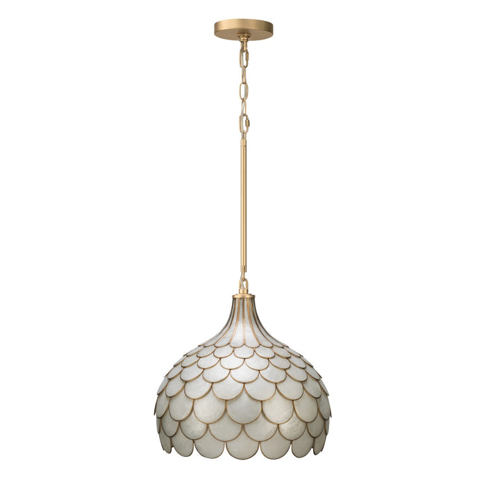 Crystorama - DRB-7003-SG - Three Light Pendant - Darby - Soft Gold