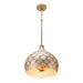 Crystorama - DRB-7003-SG - Three Light Pendant - Darby - Soft Gold