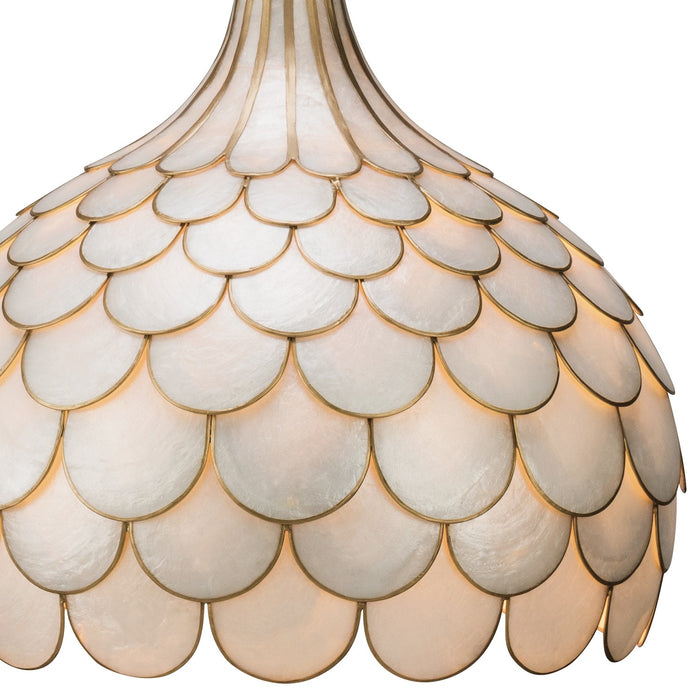 Crystorama - DRB-7003-SG - Three Light Pendant - Darby - Soft Gold