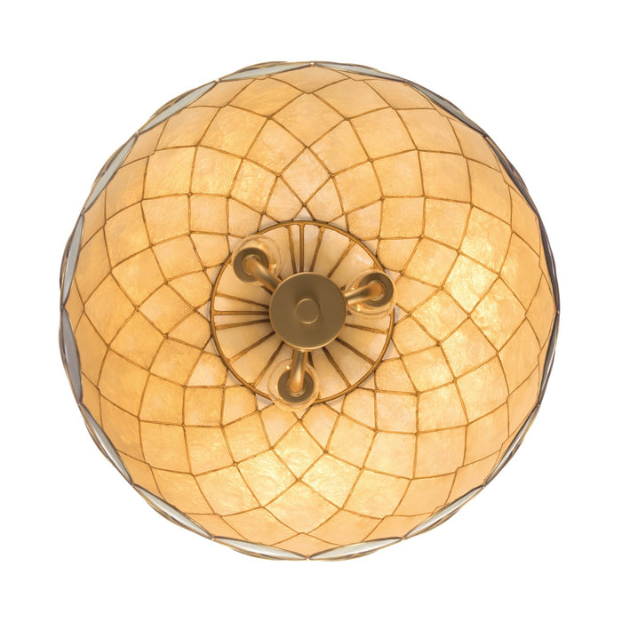 Crystorama - DRB-7003-SG - Three Light Pendant - Darby - Soft Gold