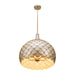 Crystorama - DRB-7005-SG - Five Light Pendant - Darby - Soft Gold