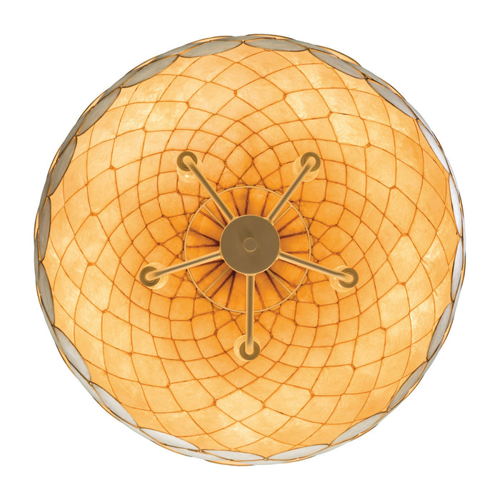Crystorama - DRB-7005-SG - Five Light Pendant - Darby - Soft Gold