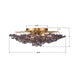 Crystorama - ESM-4000-AG-SM - Six Light Semi Flush Mount - Esme - Aged Brass