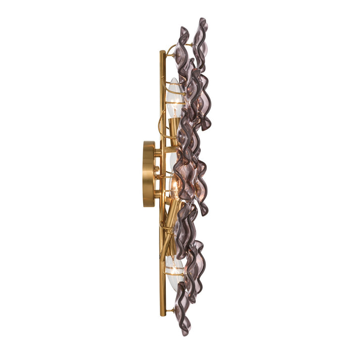 Crystorama - ESM-4001-AG-SM - Four Light Wall Sconce - Esme - Aged Brass