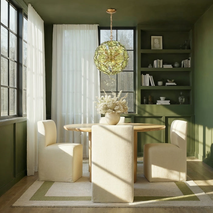 Crystorama - ESM-4005-AG-GR - Six Light Chandelier - Esme - Aged Brass