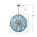 Crystorama - ESM-4009-AG-BL - 12 Light Chandelier - Esme - Aged Brass