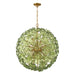 Crystorama - ESM-4009-AG-GR - 12 Light Chandelier - Esme - Aged Brass