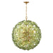 Crystorama - ESM-4009-AG-GR - 12 Light Chandelier - Esme - Aged Brass