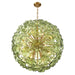 Crystorama - ESM-4009-AG-GR - 12 Light Chandelier - Esme - Aged Brass