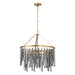 Crystorama - GEM-7004-MG-SS - Seven Light Chandelier - Gemma - Modern Gold