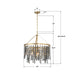 Crystorama - GEM-7004-MG-SS - Seven Light Chandelier - Gemma - Modern Gold