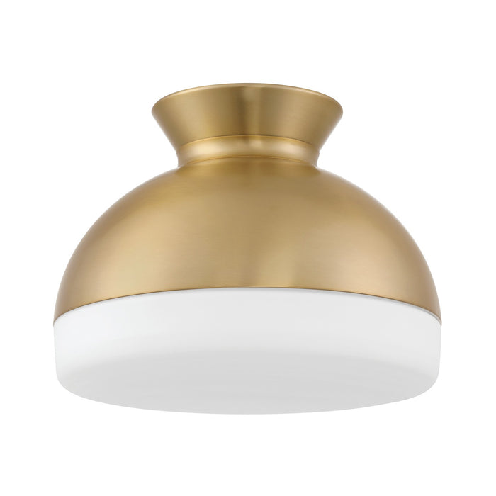 Crystorama - GID-4003-VG - Two Light Flush Mount - Gidget - Vibrant Gold