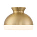 Crystorama - GID-4003-VG - Two Light Flush Mount - Gidget - Vibrant Gold