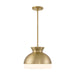 Crystorama - GID-4015-VG - Two Light Pendant - Gidget - Vibrant Gold