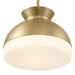 Crystorama - GID-4015-VG - Two Light Pendant - Gidget - Vibrant Gold