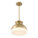 Crystorama - GID-4015-VG - Two Light Pendant - Gidget - Vibrant Gold
