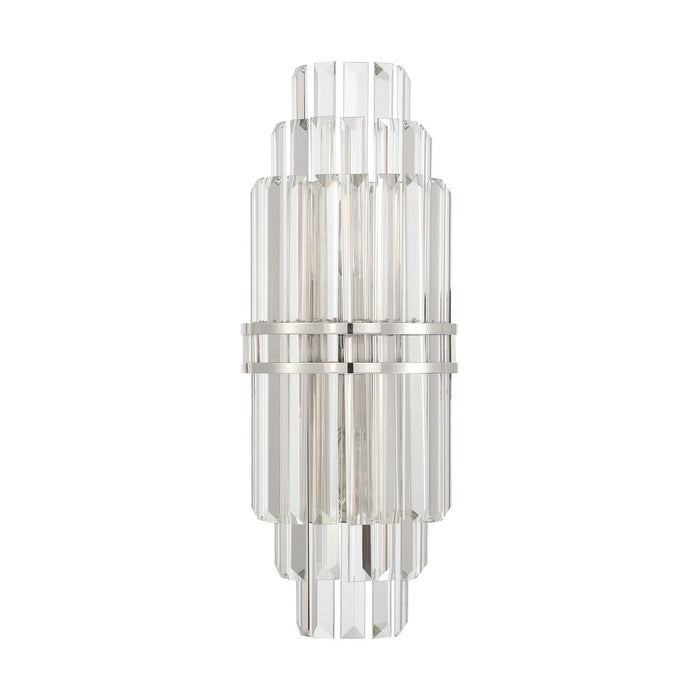 Crystorama - HAY-1411-PN - Two Light Wall Sconce - Hayes - Polished Nickel