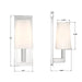 Crystorama - HGN-3901-CH - One Light Wall Sconce - Hogan - Polished Chrome