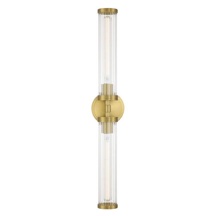 Crystorama - JAR-2302-AG - LED Wall Sconce - Jarvis - Aged Brass