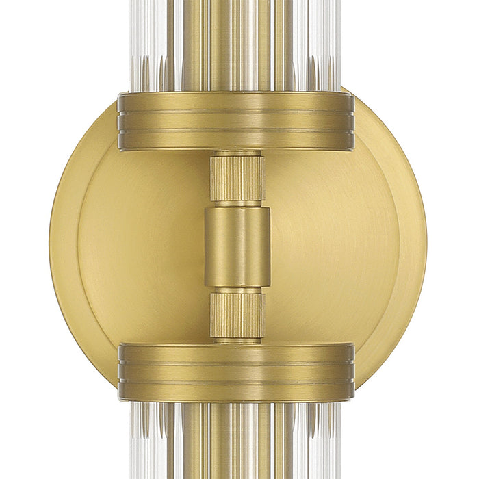 Crystorama - JAR-2302-AG - LED Wall Sconce - Jarvis - Aged Brass