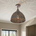 Crystorama - JAS-A5010-FB_CEILING - One Light Semi Flush Mount - Jasmine - Forged Bronze