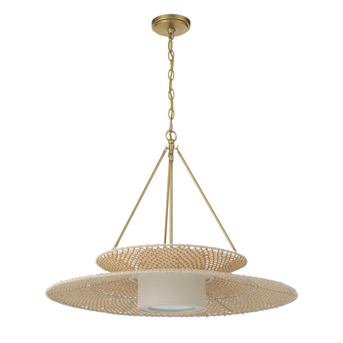 Crystorama - JNP-10543-SG - One Light Chandelier - Juniper - Soft Gold