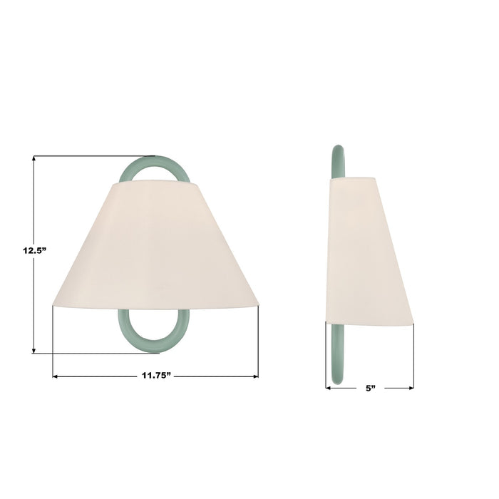 Crystorama - JOJ-801-VG-GR - One Light Wall Sconce - Jojo - Vibrant Gold