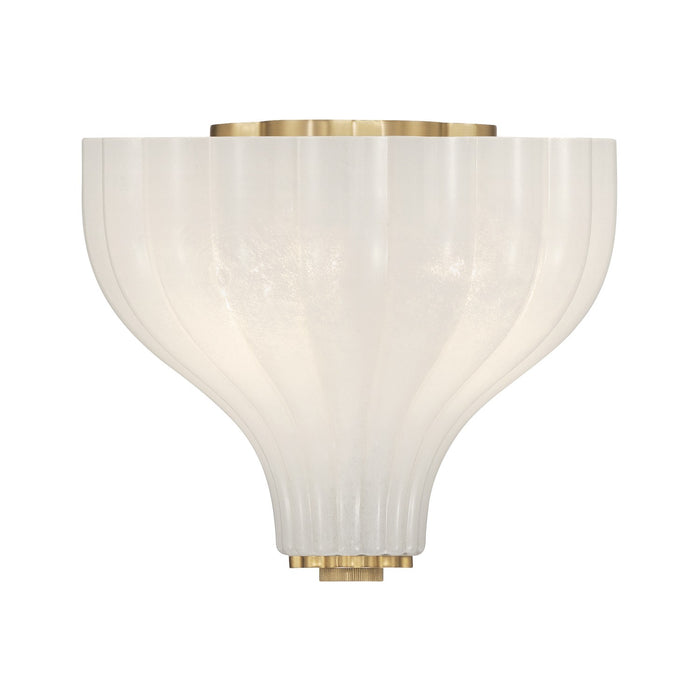 Crystorama - LAY-300-LG - Three Light Semi Flush Mount - Layton - Luxe Gold