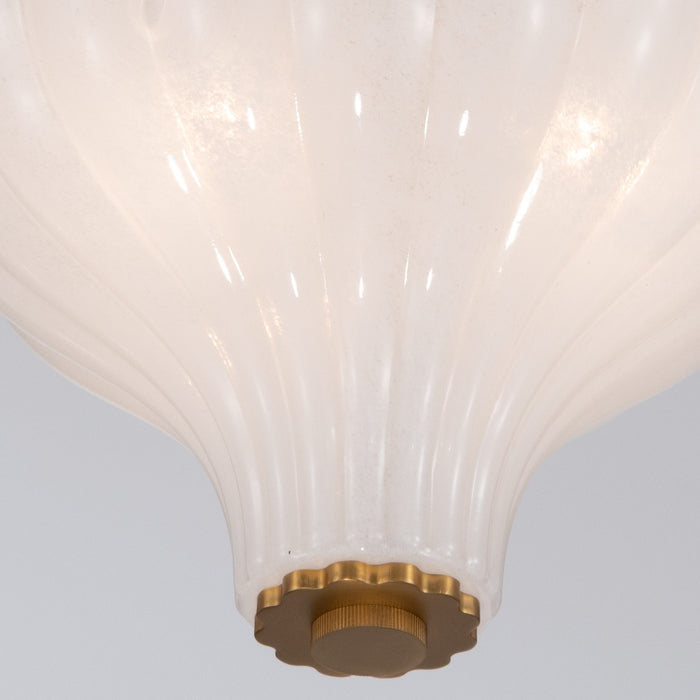 Crystorama - LAY-300-LG - Three Light Semi Flush Mount - Layton - Luxe Gold