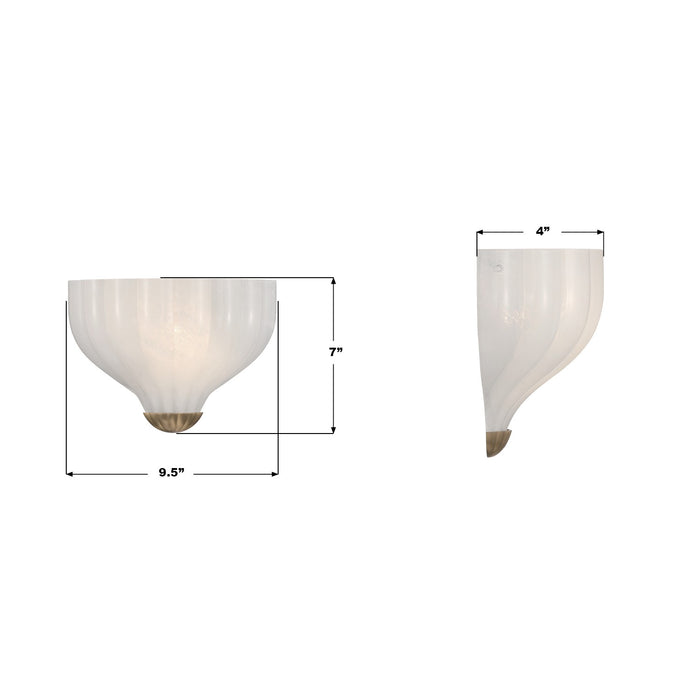 Crystorama - LAY-301-LG - LED Wall Sconce - Layton - Luxe Gold