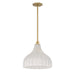 Crystorama - LAY-305-LG - One Light Pendant - Layton - Luxe Gold
