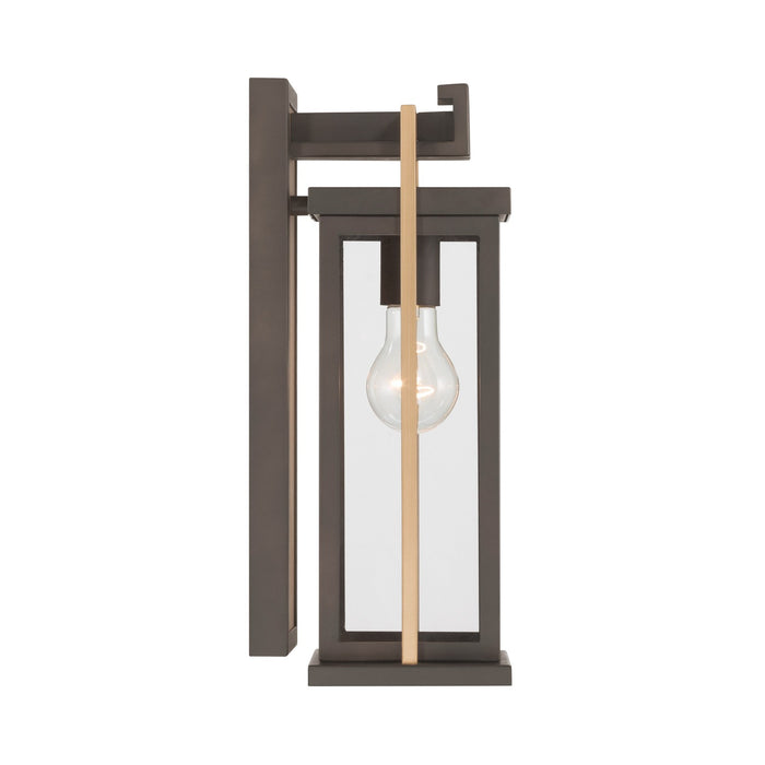 Crystorama - LDL-901-TZ-TG - One Light Outdoor Wall Sconce - Lendel - Twilight Bronze + Textured Gold