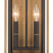Crystorama - LDL-902-TZ-TG - Two Light Outdoor Wall Sconce - Lendel - Twilight Bronze + Textured Gold