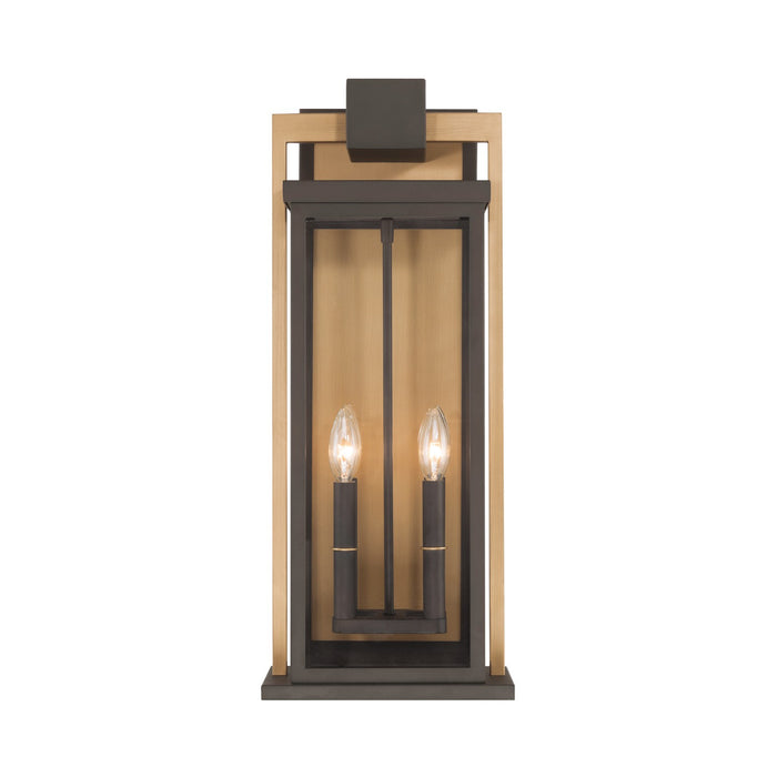 Crystorama - LDL-904-TZ-TG - Four Light Outdoor Wall Sconce - Lendel - Twilight Bronze + Textured Gold