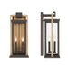 Crystorama - LDL-904-TZ-TG - Four Light Outdoor Wall Sconce - Lendel - Twilight Bronze + Textured Gold