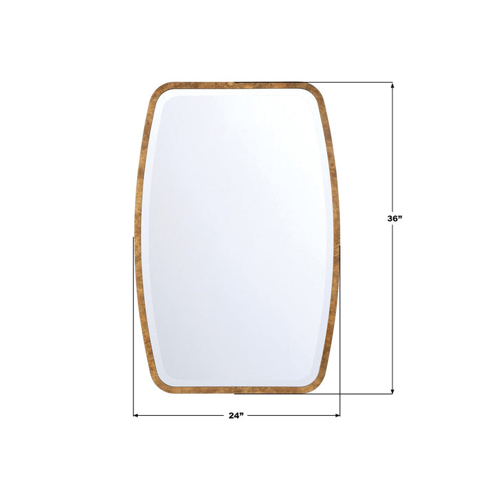 Crystorama - LIN-M400-WD - Mirror - Lindee - Wood Veneer