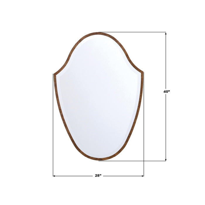 Crystorama - LIN-M428-WD - Mirror - Lindee - Wood Veneer
