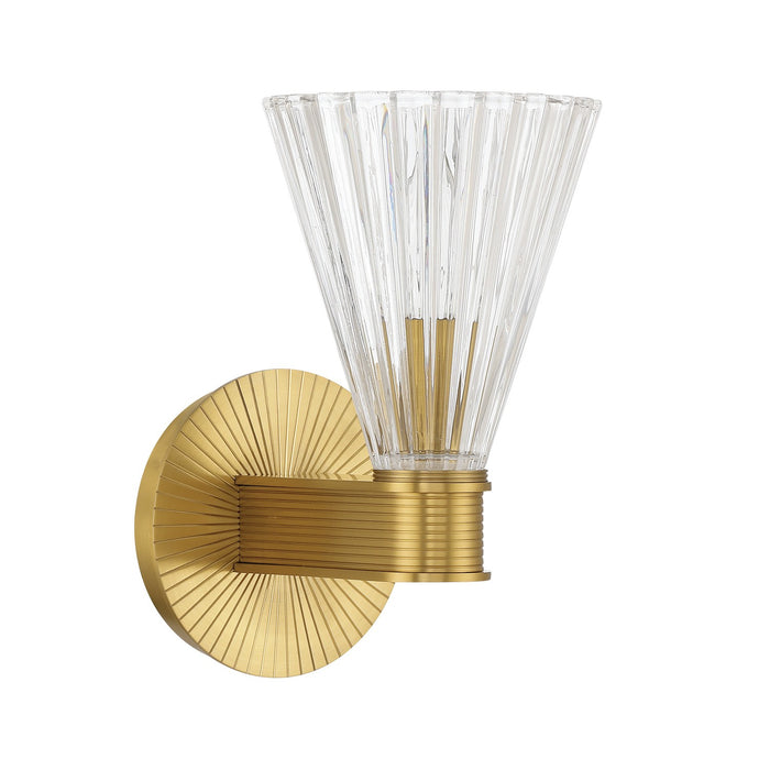 Crystorama - LOT-701-LG - One Light Wall Sconce - Lotus - Luxe Gold