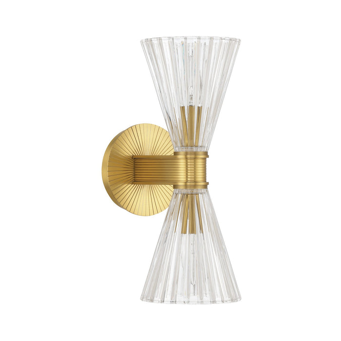 Crystorama - LOT-702-LG - Two Light Wall Sconce - Lotus - Luxe Gold