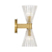 Crystorama - LOT-702-LG - Two Light Wall Sconce - Lotus - Luxe Gold