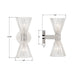 Crystorama - LOT-702-PN - Two Light Wall Sconce - Lotus - Polished Nickel